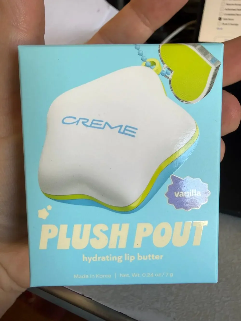 The Creme Shop Plush Pout Hydrating Lip Butter Vanilla NEW UNOPENED